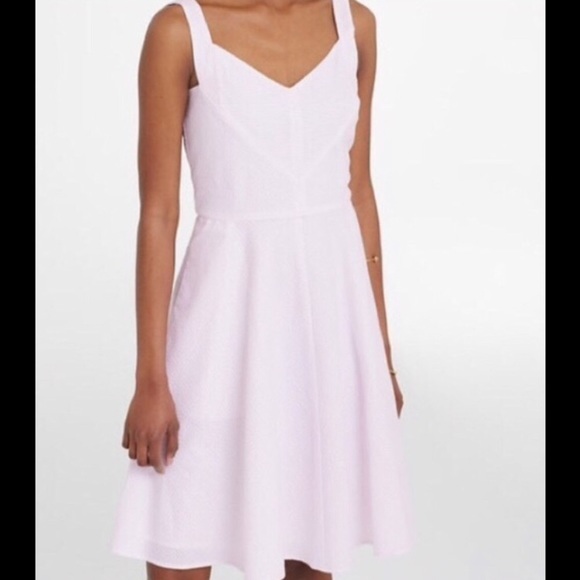 Ann Taylor Dresses & Skirts - Ann Taylor pink seersucker tank dress NWT size 16